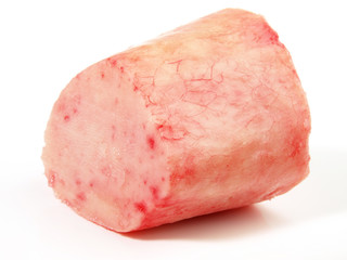 Beef Bone Marrow isolated on white Background