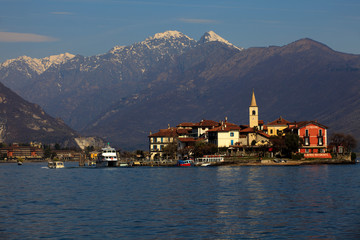 Fototapeta premium Stresa ( Verbano-Cusio-Ossola ), Italy - June 15, 2017: The view of 