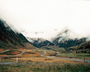 Alpine mountain landscape