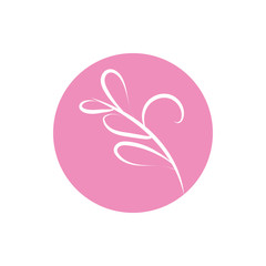 branch with leafs block and line style