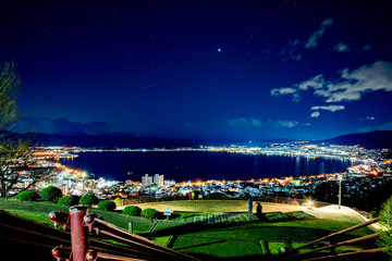 立石公園からの諏訪湖