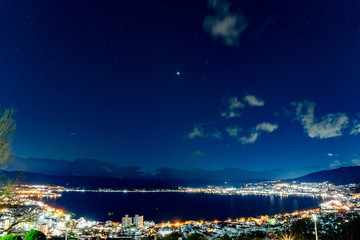 立石公園からの諏訪湖