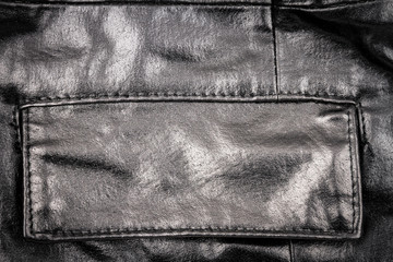 Black leather texture background