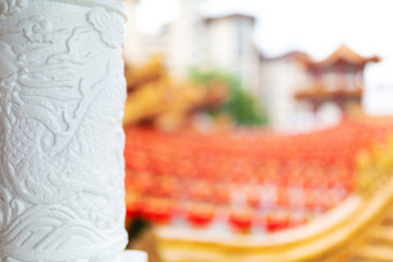 The majestic Chinese temple in traditional Chinese style.