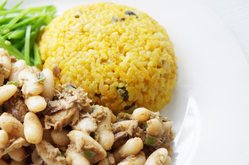 白いんげん豆のスパイスカレー