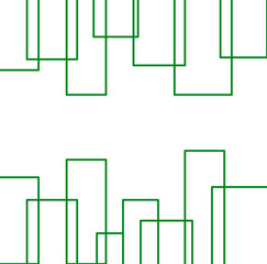 Green and white geometric abstract background