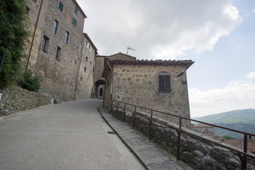 Fototapeta na wymiar Santa Fiora, one of the most beautiful villages of Italy Tuscany Italy