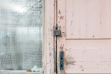 windows in a residential building. old architecture
