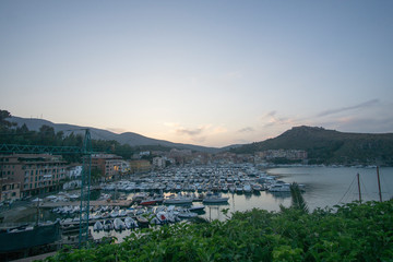 Obraz premium Porto Ercole, one of the most beautiful villages of Italy Tuscany Italy