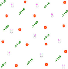 Easter bunny pattern