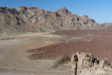 Caldera of Volcano Teide, Tenerife island, Canary islands, Spain