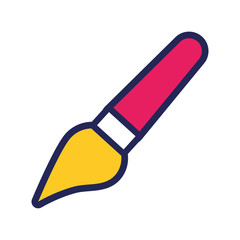 brush supply line and fill style icon