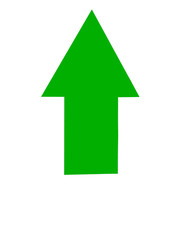 Green arrow up