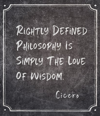 rightly defined Cicero quote