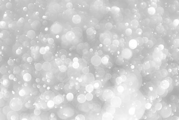 Naklejka na ściany i meble white blur abstract background. bokeh christmas blurred beautiful shiny Christmas lights, bokeh background