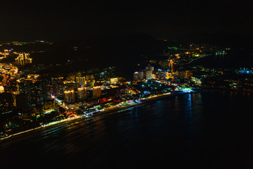 Fototapeta na wymiar Night resort city