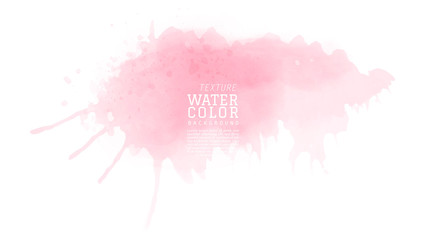 Abstract isolated bright watercolor splash