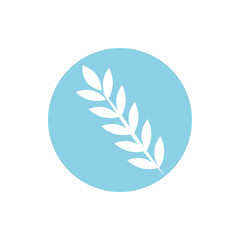 branch with leafs block and line style