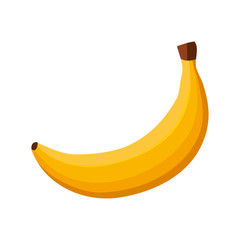 fresh banana fruit isolated icon vector illustration design