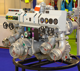 Water Pump Valves Fire Engine