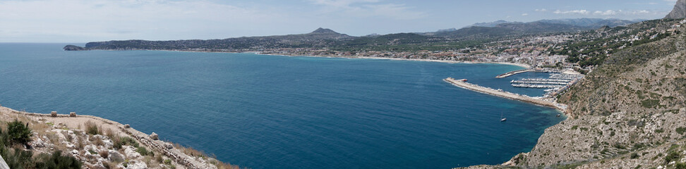 Fototapeta premium Javea from Cape San Antonio in Alicante