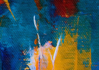 Multicolor brush strokes in oil structure. Grunge fine art mixed media texture. Artistic detailed background. Interesting designed pattern. Prints backdrop.