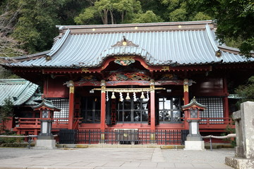 伊豆山神社（伊豆権現）の本殿の風景