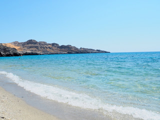 Fototapeta na wymiar Greece Crete island South Crete Plakias beach