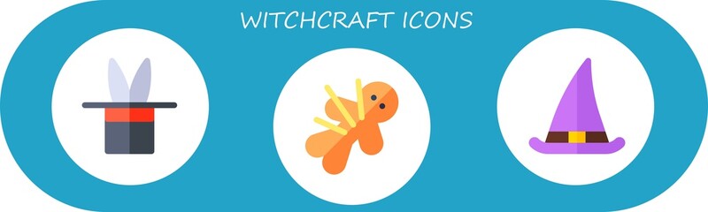 witchcraft icon set