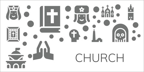 church icon set