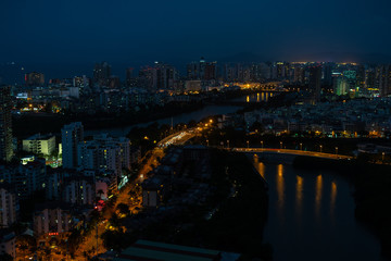 Modern City at Night