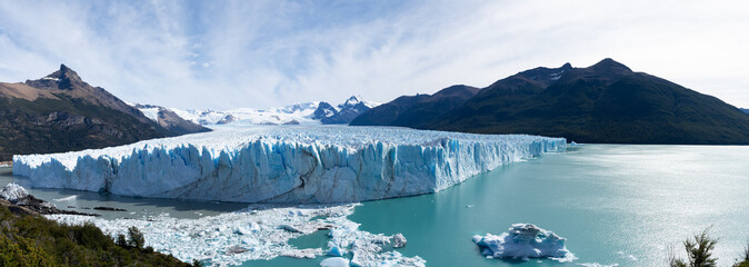 Glacier Perito Moreno en Argentine, Patagonie - obrazy, fototapety, plakaty