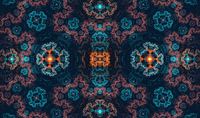 Detailed symmetrical pattern