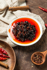 Delicious Chinese spicy beef sauce