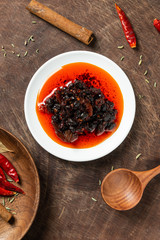 Delicious Chinese spicy beef sauce