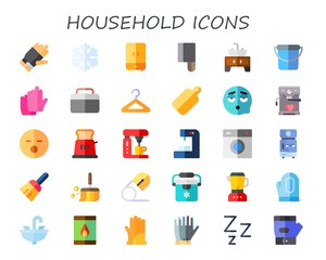 household icon set