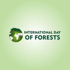 International Day Of Forest Vector For Banner Print