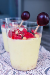 yogurt with fresh berries