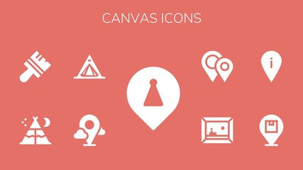 canvas icon set
