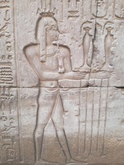 statue in karnak temple