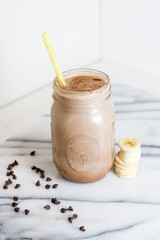 Banana And Cocoa Tofu Smoothie