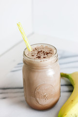 Banana And Cocoa Tofu Smoothie