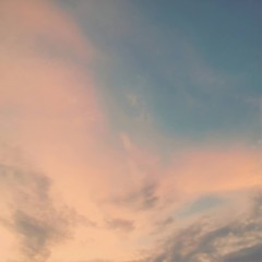 light pink sky, sweet sky