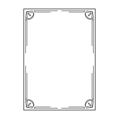 vector image, decorative ornamental frame, original design