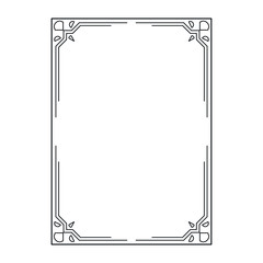 vector image, decorative ornamental frame, original design
