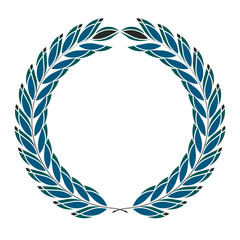 icon laurel wreath, spotrs design - original illustration