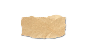torn paper isolated on white background with clipping path.