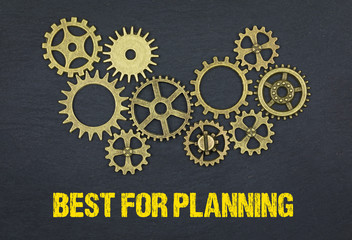 Best for planning