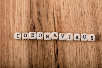 Coronavirus covid-19 objects concept.