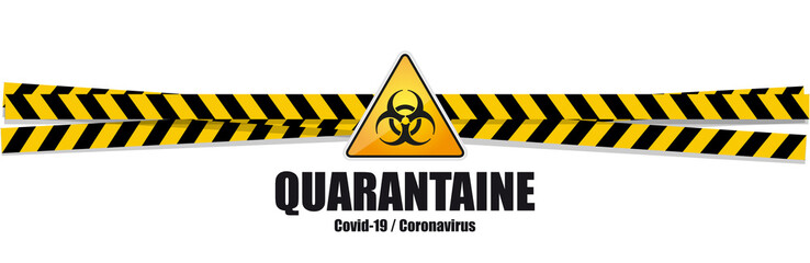 Coronavirus Covid-19 / quarantaine - obrazy, fototapety, plakaty